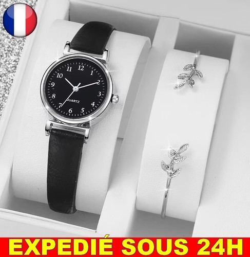Montre bracelet luxe cuir - luxe,