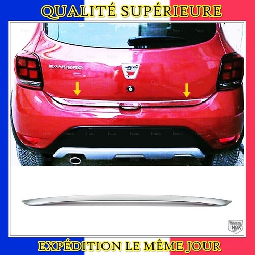 Chromé sous arrière hayon - chromé,