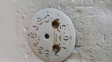 Antique Paris Pendulum Dial Floral Decor