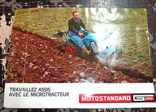 AGRICULTURE TRACTEUR BROCHURE PUB MICROTRACTEUR GUTBROD MOTOSTANDARD 1966