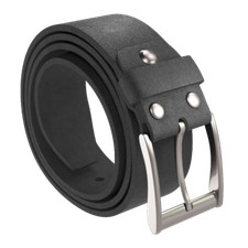 Belt men's leather belt buffalo leather men women genuine leather black can be shortened