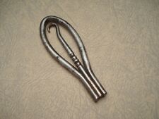 Antique Steel Folding Ankle Boots Pull