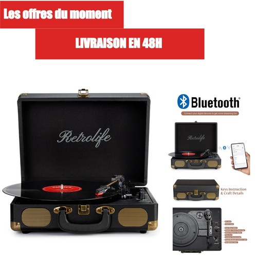 Platine vinyle bluetooth - platine,