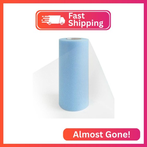 Sky blue tulle - blue, inch