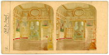 Stereo, France, Palace of Versailles, Salle de l'Oeil de Boeuf, circa 1870,