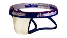 Wonderjock Sports Pro Cream Aussiebum Bikini Jockstrap