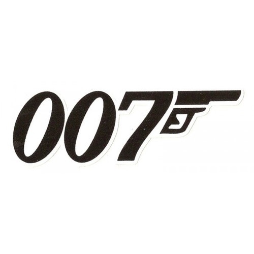 007 sticker vinyle - 007,