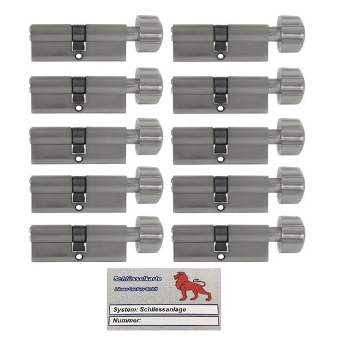 10x cylindre bouton knauf - cylindre,