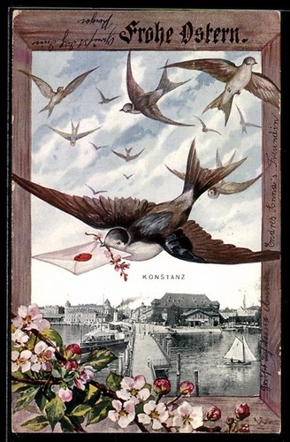 Carte postale vœux - postale, de