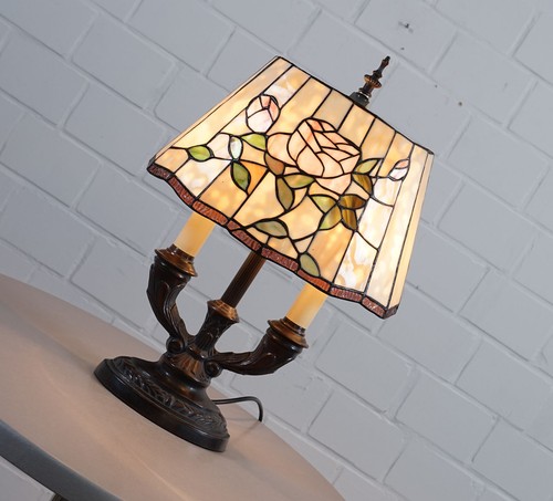 Lampadaire style tiffany lampe - style,