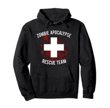 NEW 2XL Zombie Apocalypse Rescue Team Hoodie hooded sweatshirt