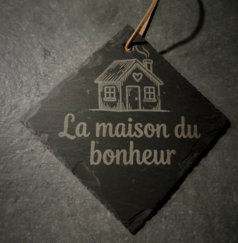 Pancarte ardoise maison du - ardoise, "la