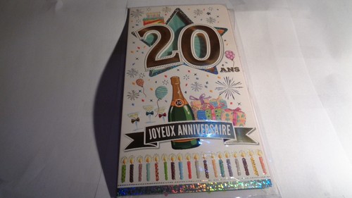 Carte joyeux anniversaire - carte,