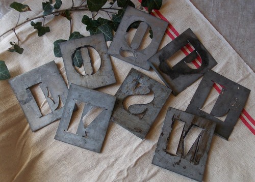 Anciennes lettres fer - lettres,