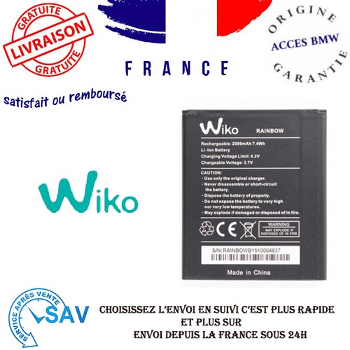 Batterie origine neuve wiko