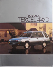 Brochure TOYOTA TERCEL 4WD en français pour la Belgique