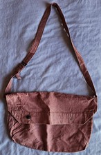 Sac Besace étu musette militaire en coton rouge griotte
