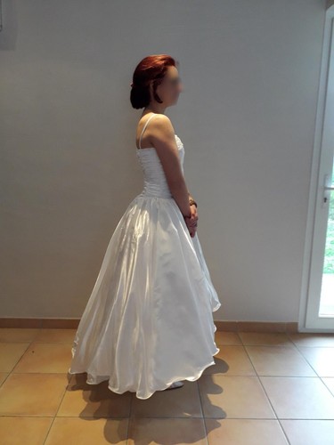 Robe mariée satin - robe, de