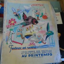 Catalogue Jouets au printemps 1929-1930  / mécavion cinéma pour tous lanterne