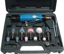 Meuleuse pneumatique droite - set 15 pièces Güde G40032