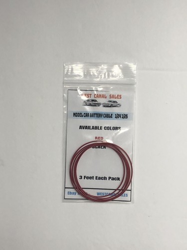 Model car battery cable 24 - cable, 1/24