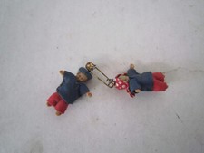 PAIRE DE 2 MINIATURES POUPEE