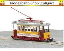 Voiture Ancienne Tramway Lisbonne - Railcar. 444 Avec Moteur - Jaune - Blanc -