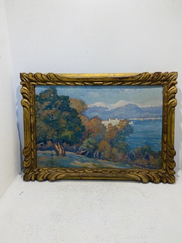 Tableau paysage bord de - paysage,