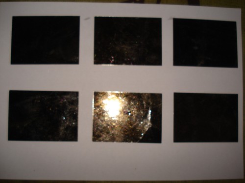 Feuilles mica naturel - 6, de