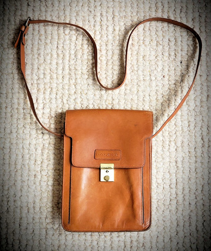 Vtg lancel leather purse - lancel,