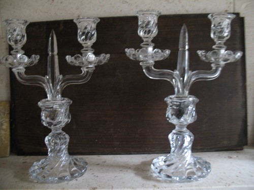 Baccarat girandoles cristal - , à