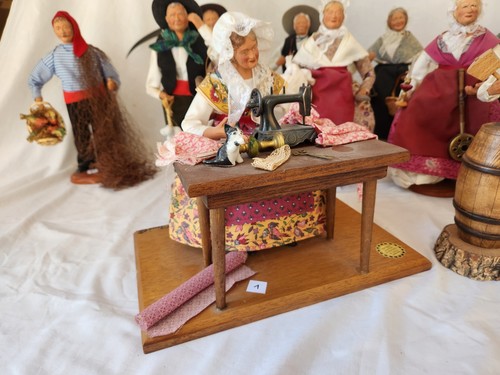 Lot grands santons de - de,