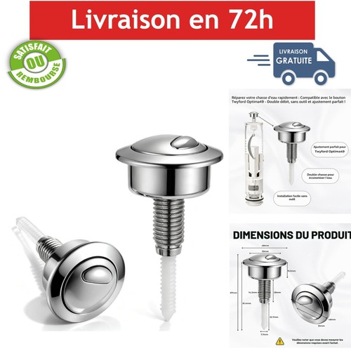 Bouton chasse eau - bouton, d'eau