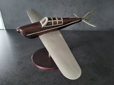 ANCIEN AVION EN BOIS ET METAL DE BUREAU ART DECO