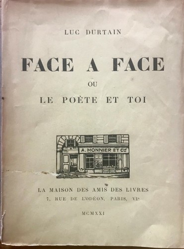 Luc durtain face - face, à