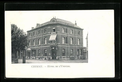 Cpa chimay hotel de - chimay,,