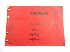 Hanomag perfect 401 301 400E tractor spare parts list spare parts catalogue 1969