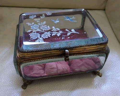 Ancienne grande boite bijoux - grande,