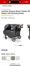 Larktale caravan Quad 4 seater stroller Wagon