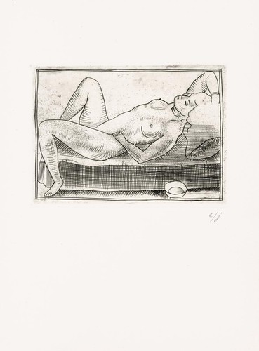 André derain estampe nu au - andré,