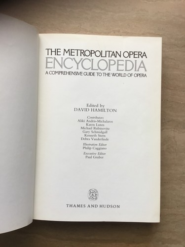 The métropolitan opéra - the,