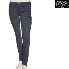 LE TEMPS DES CERISES treillis cargo femme slim gris SALENTO