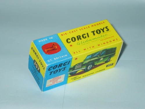 Corgi toys 357 boite copie - corgi,