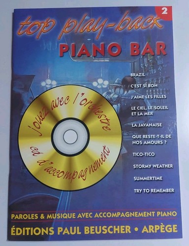 Top play back piano bar - top,