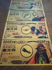 Billets or 3 Goldorak et 1