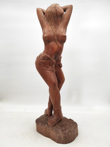 Sculpture vintage bois - sculpture,