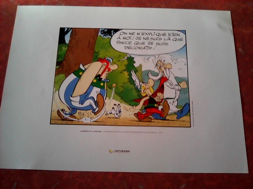 Sérigraphie astérix la - et,