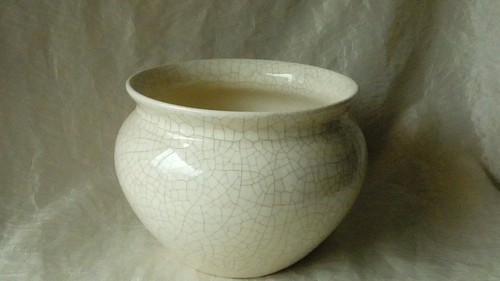 Cache pot faience - en,