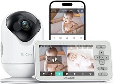 VistaView Lite Smart WiFi Baby Monitor - 4” 720P Split Screen & 1080P Camera