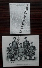 Article  Mission mandarins annamites,Tonkin, exposition    ,1900 , gravure